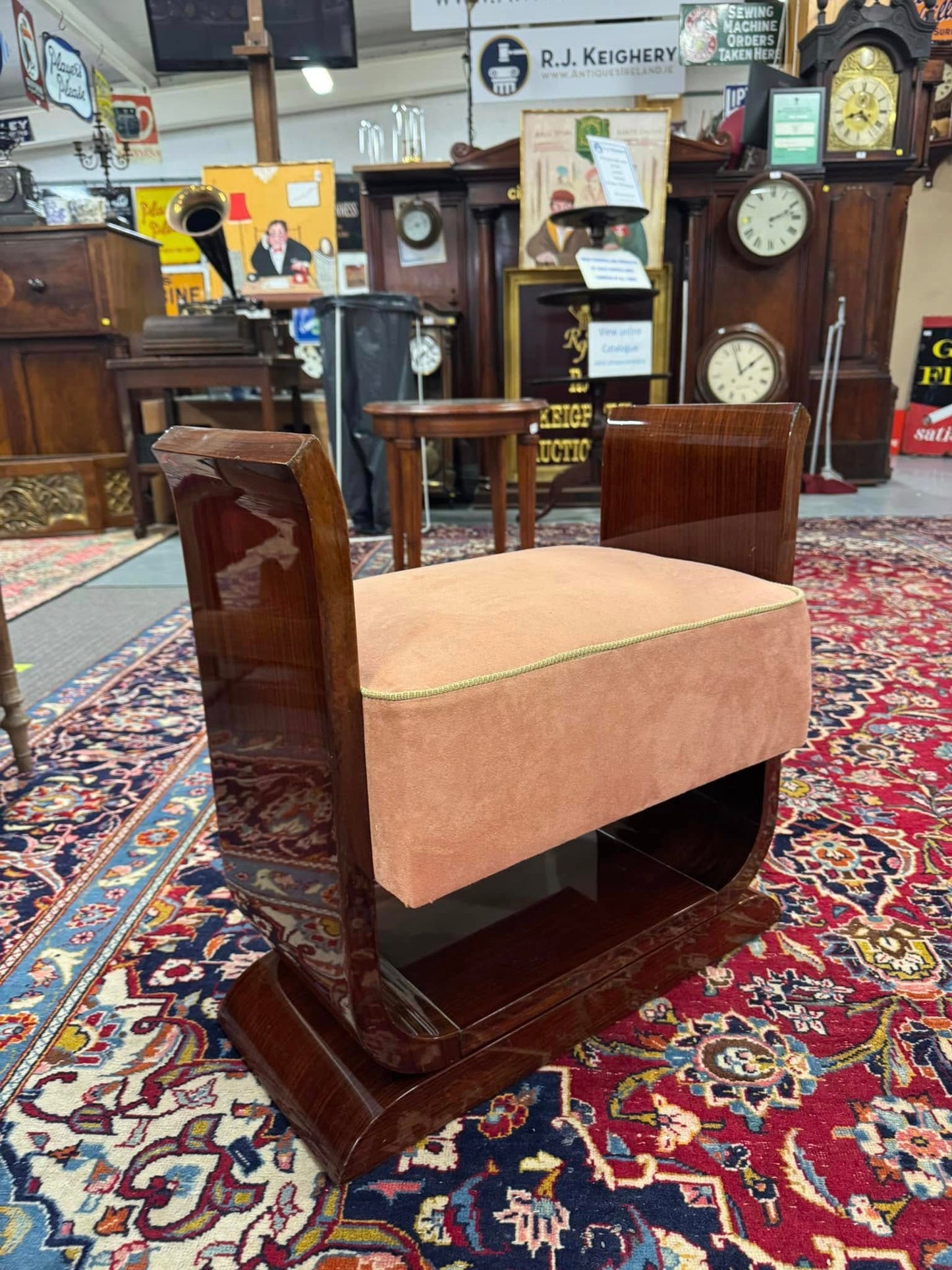 Art Deco Ladies Vanity Stool