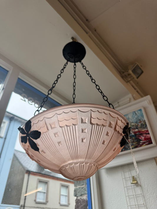 Art Deco Frosted Light