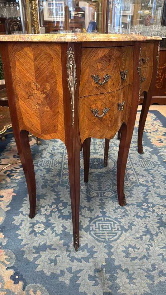 Pair of French Kingwood Lockers
