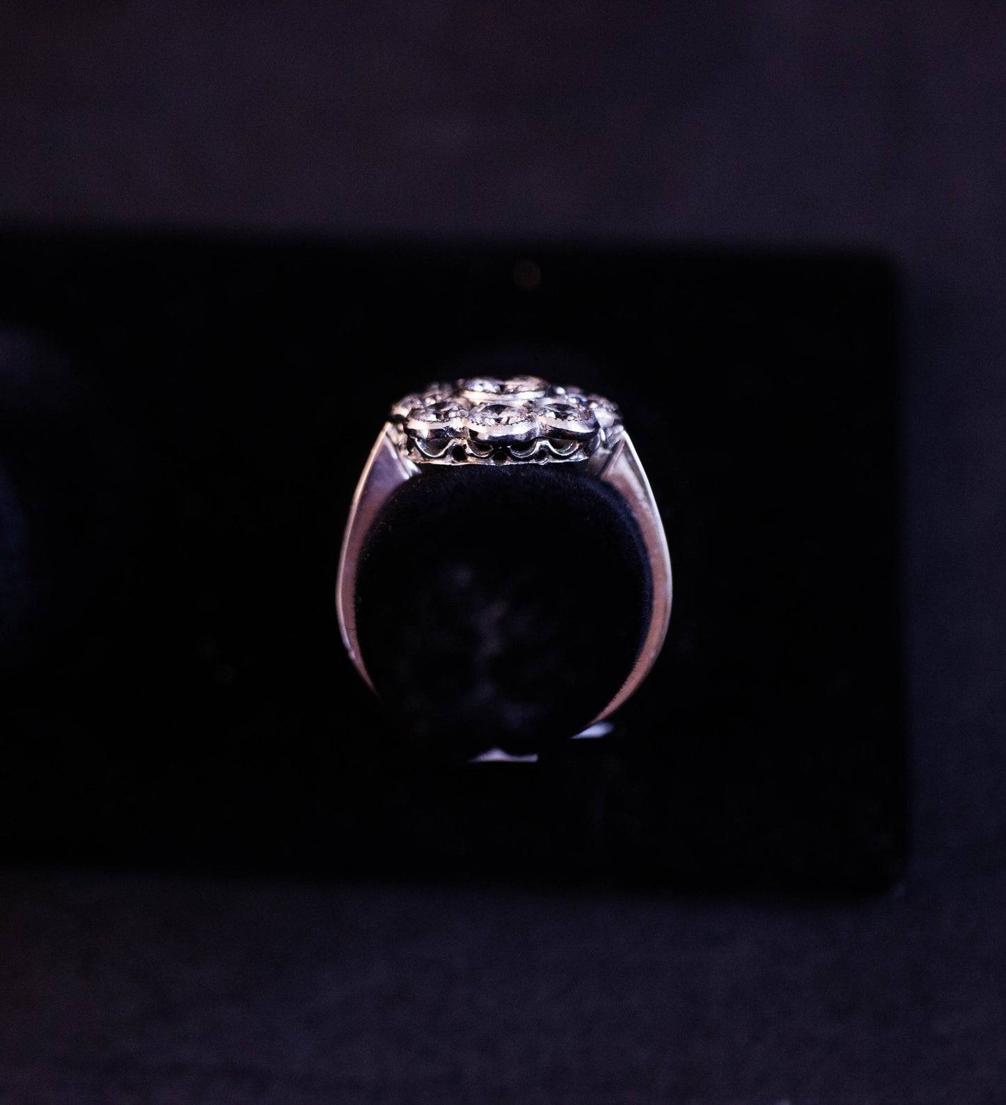 Diamond Daisy Ring