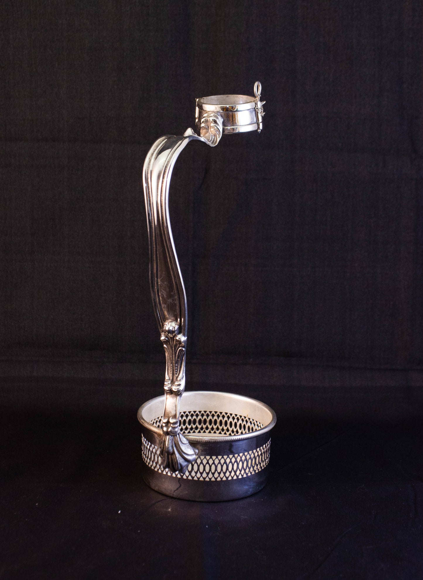 Silver Plated Bottle Holder