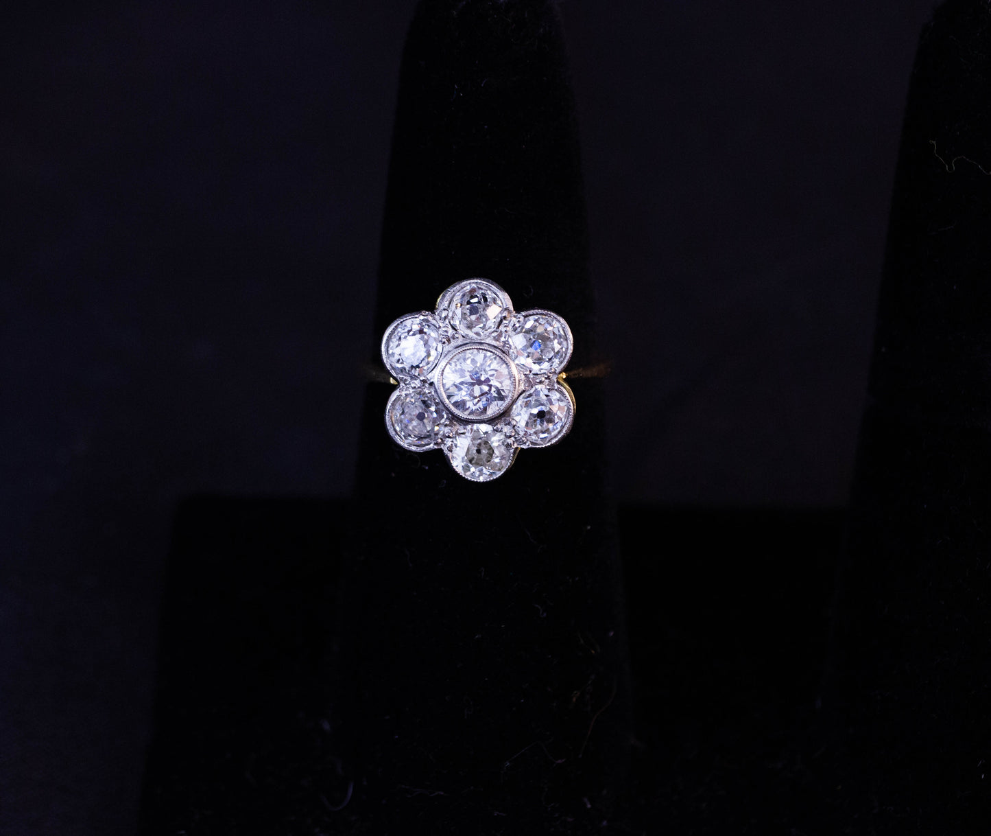 Diamond Daisy Ring