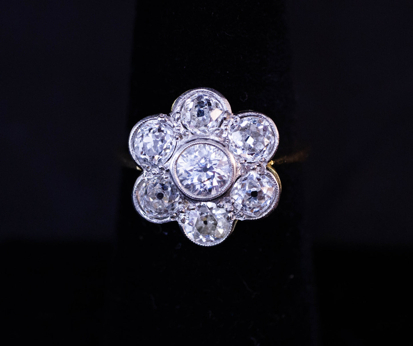 Diamond Daisy Ring