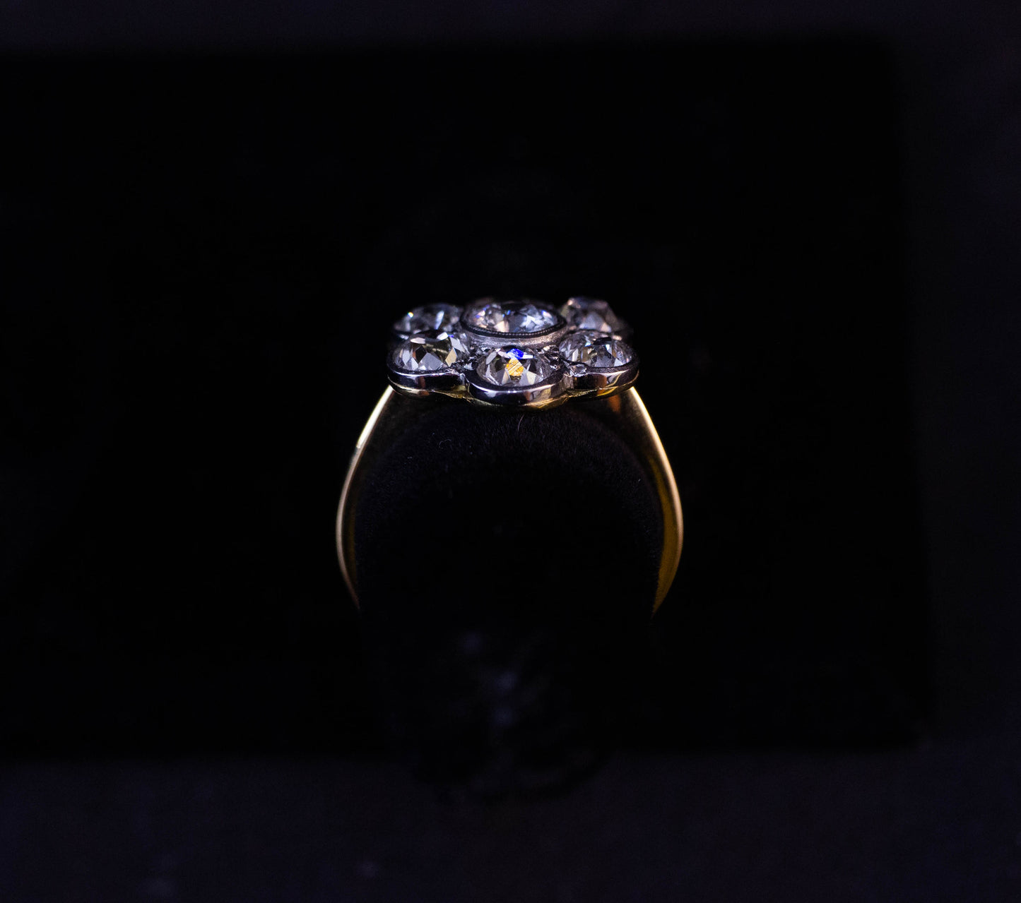 Diamond Daisy Ring