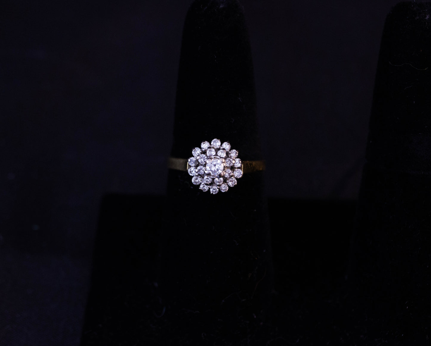 Diamond Cluster Ring