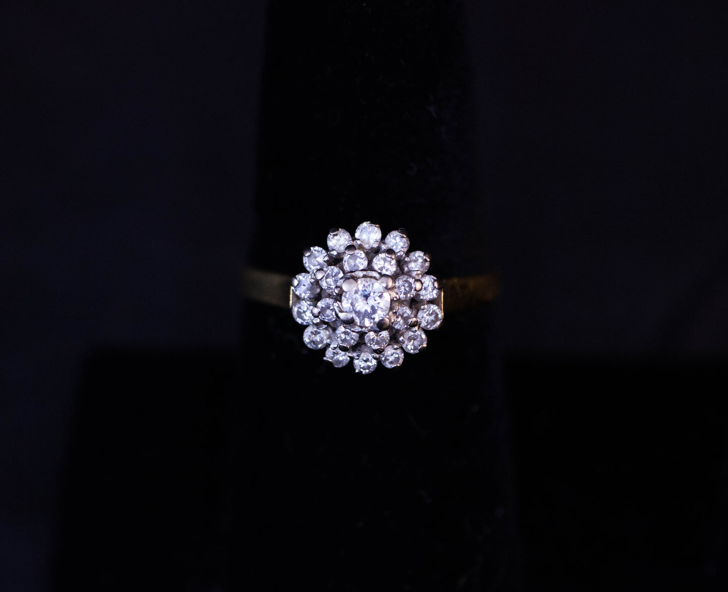 Diamond Cluster Ring