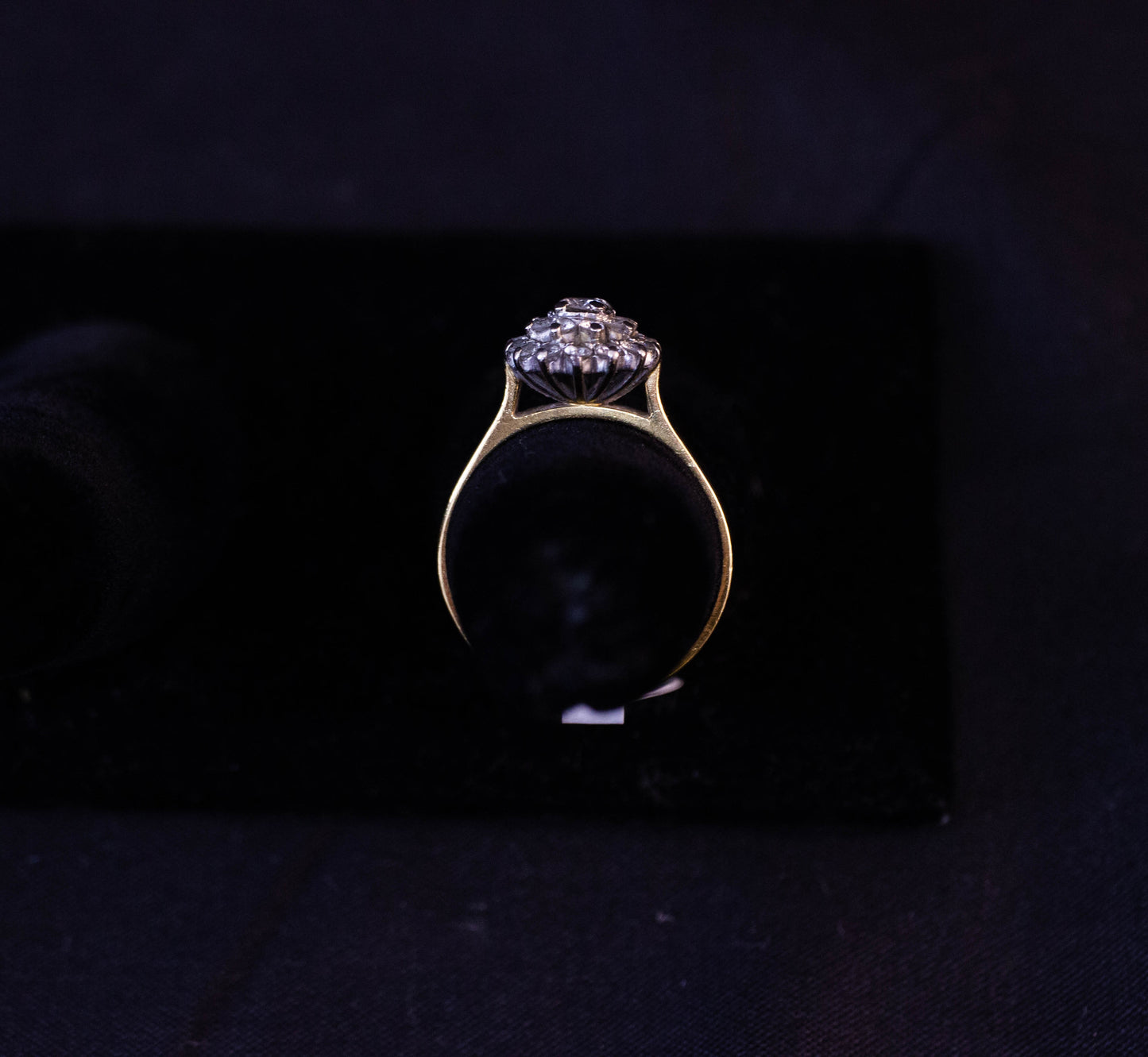 Diamond Cluster Ring