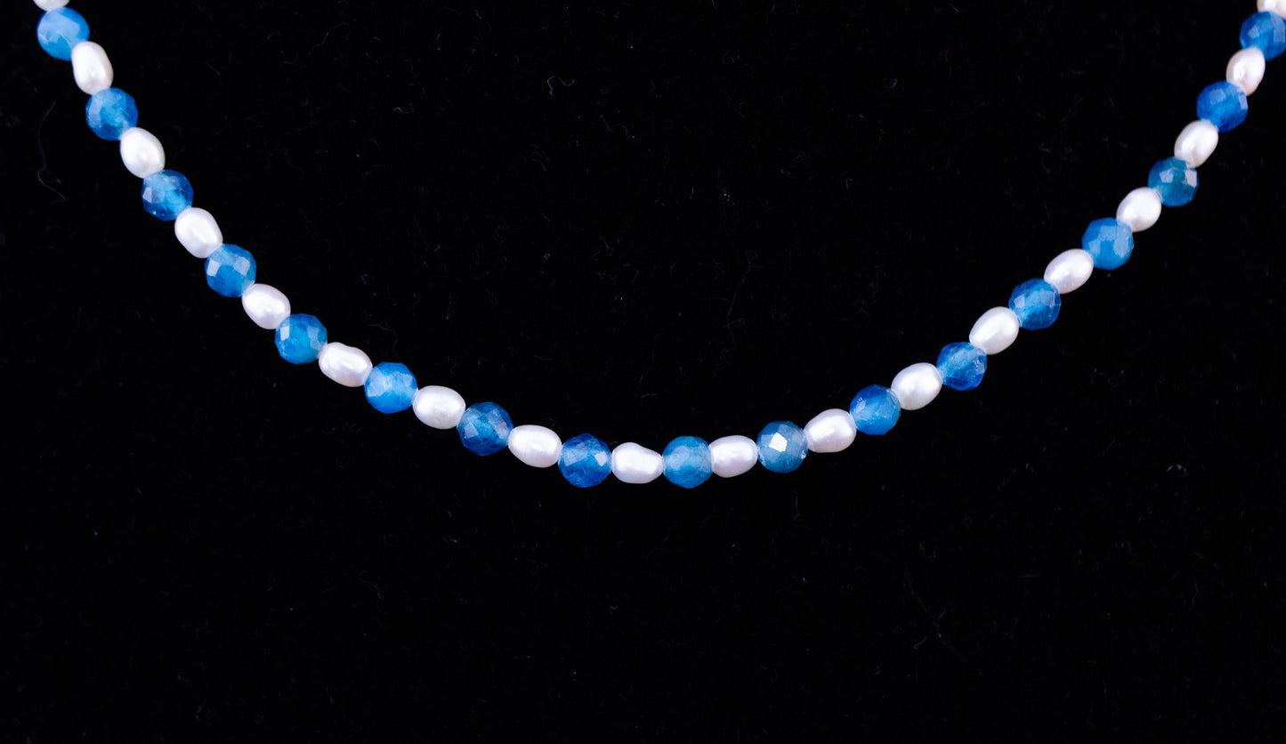 Blue Apatite Necklace