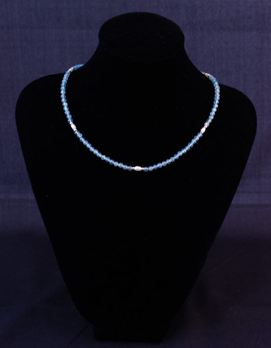 Light Blue Apatite Necklace