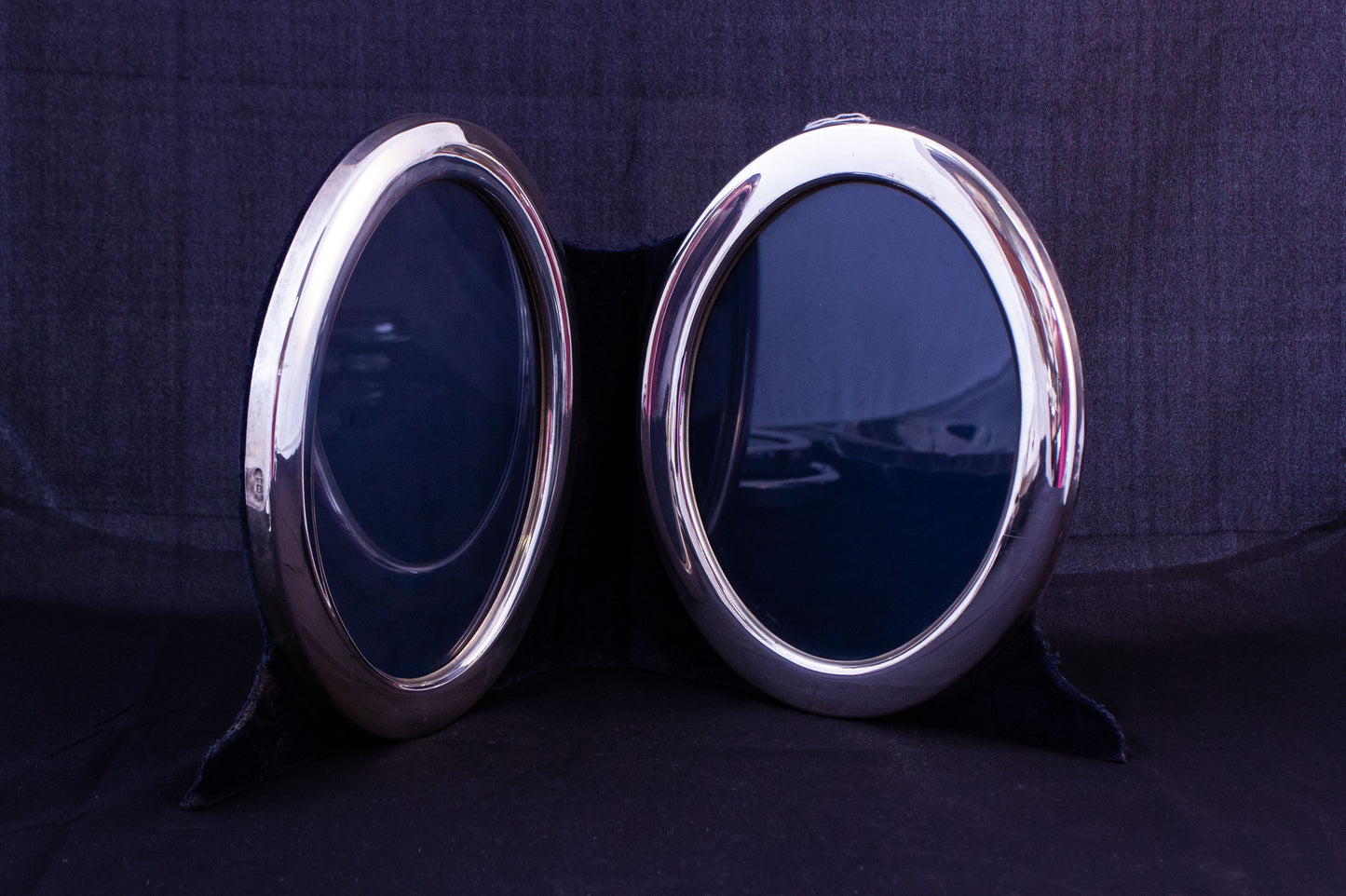 Silver Double Photo Frame