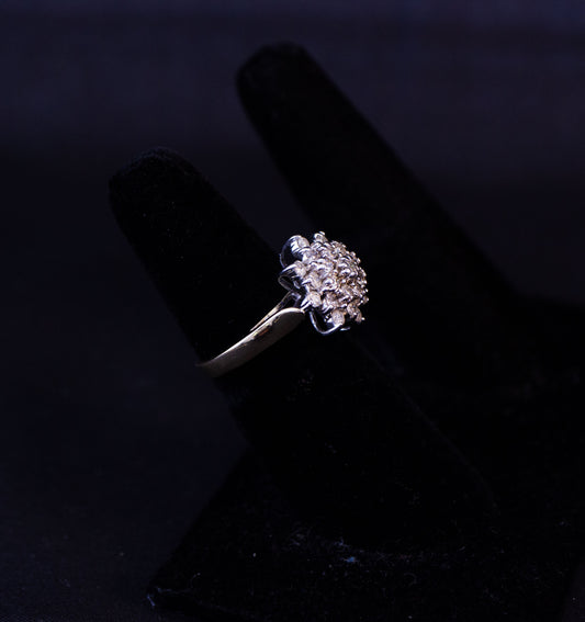 Diamond Cluster Ring