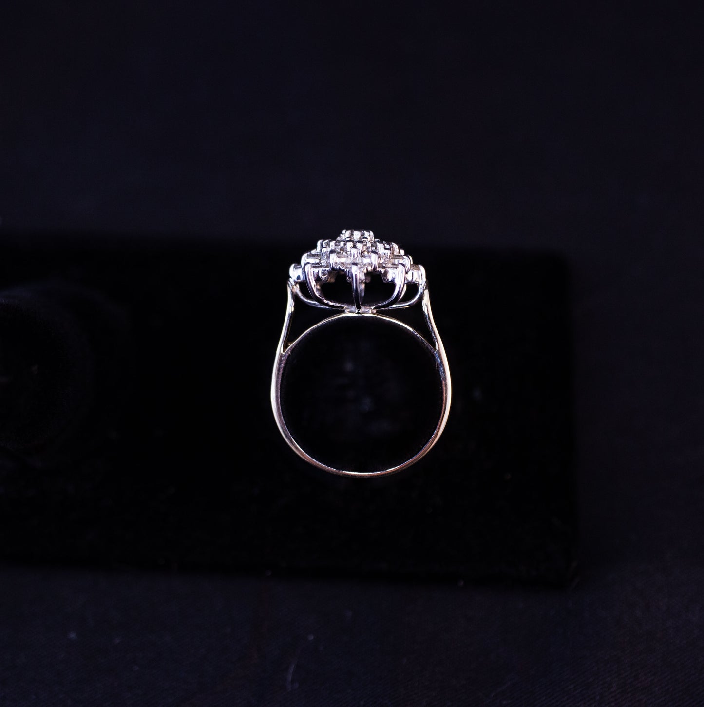 Diamond Cluster Ring