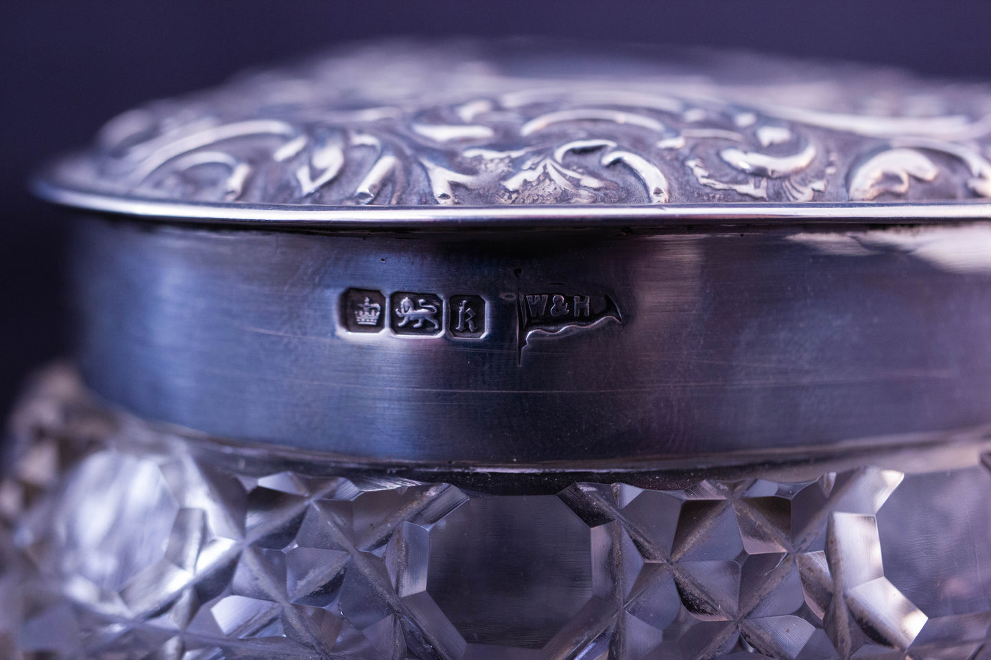 Silver Top Jar
