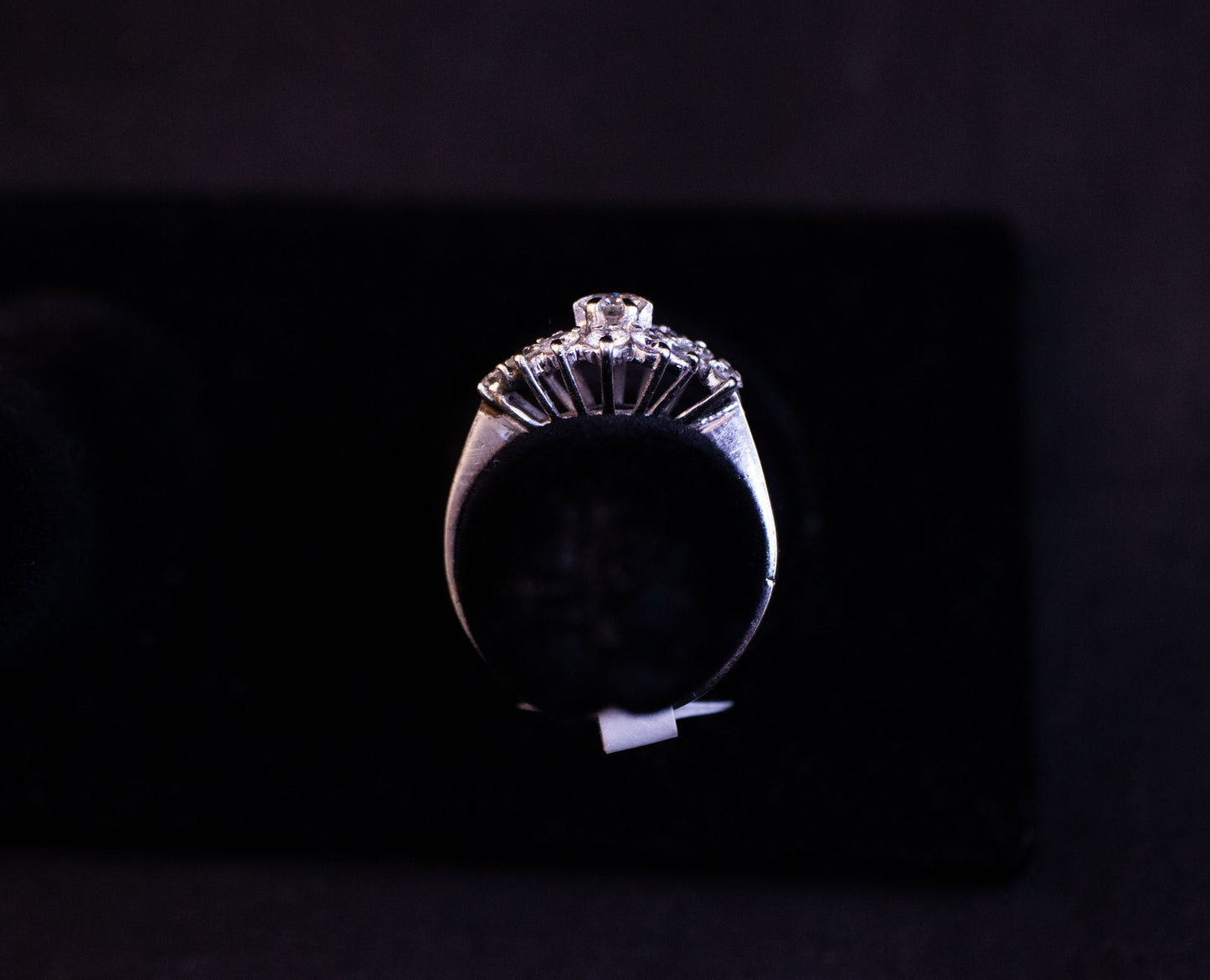 Swirl Diamond Ring