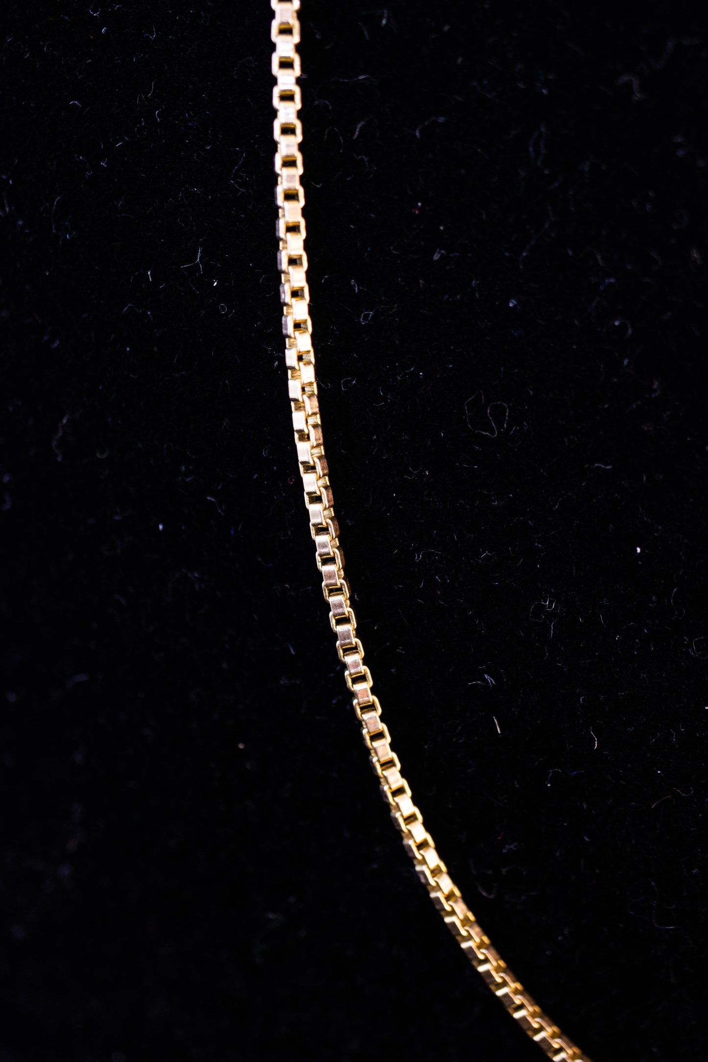Gold Box Link Necklace