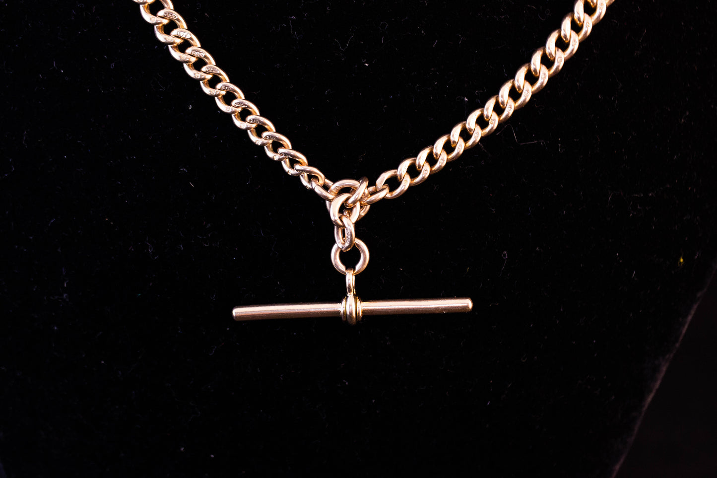 Gold Curb Link Necklace