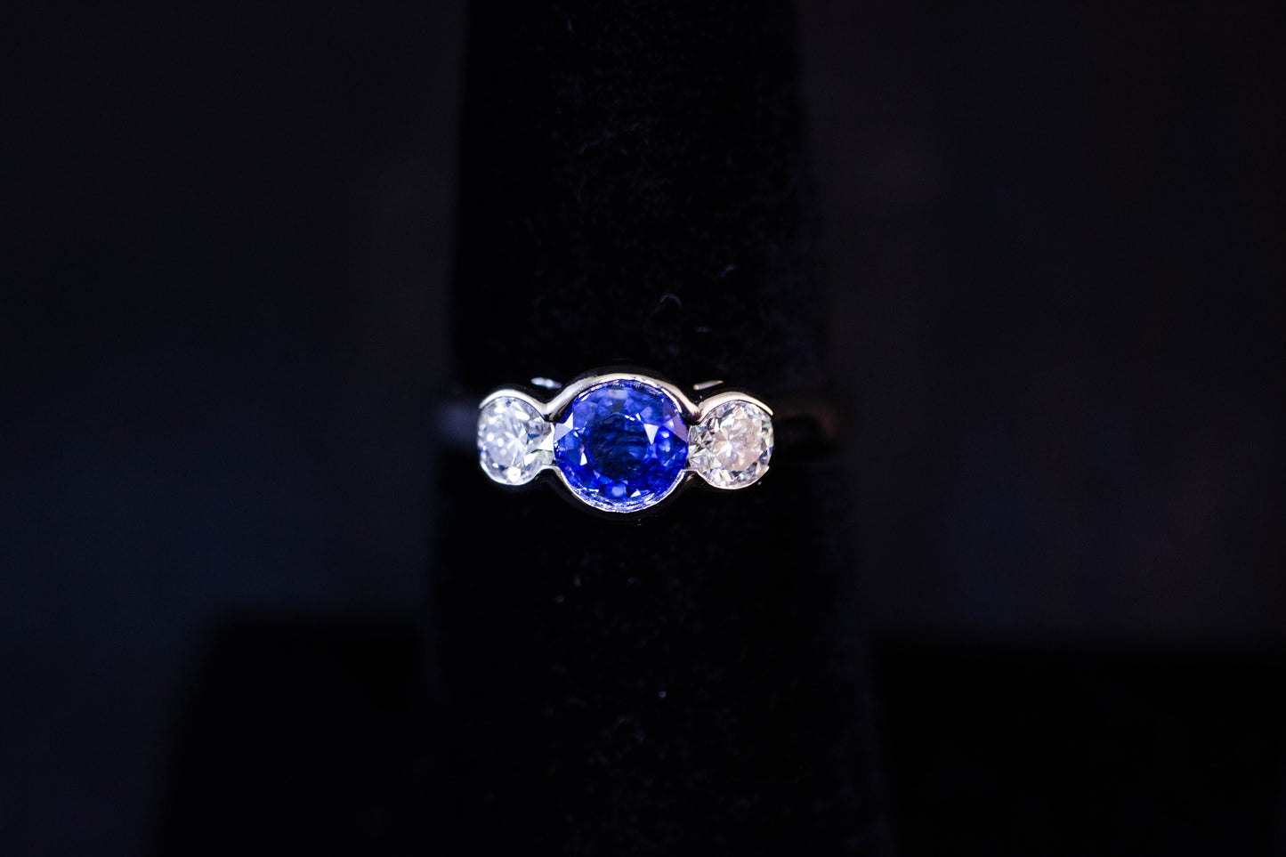 Sapphire and Diamond Ring