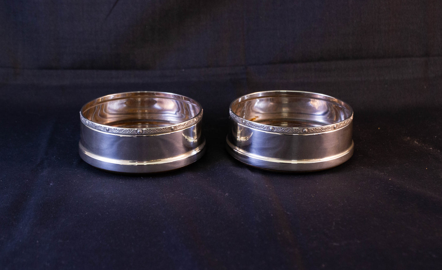 Irish Silver Coasters
