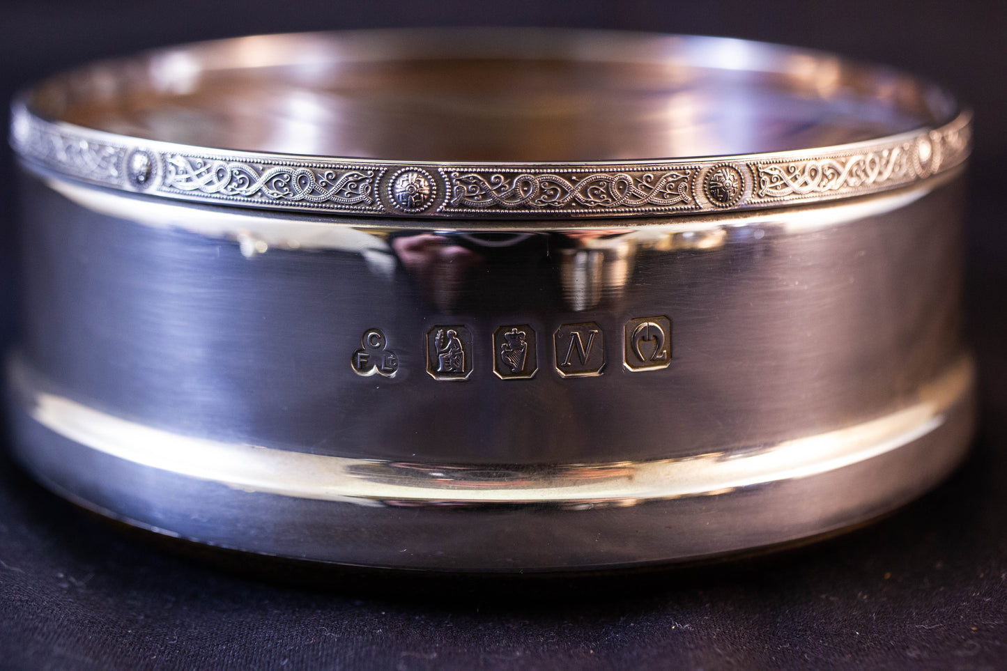 Irish Silver Coasters