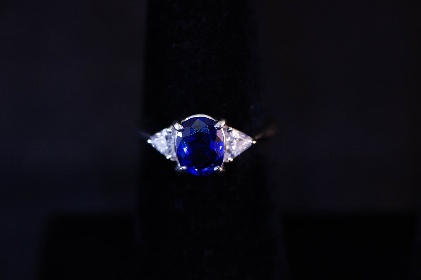 Sapphire Trilogy Ring