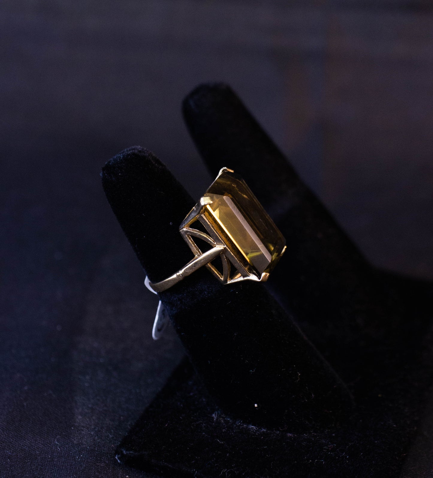 Smokey Quartz Dress Ring