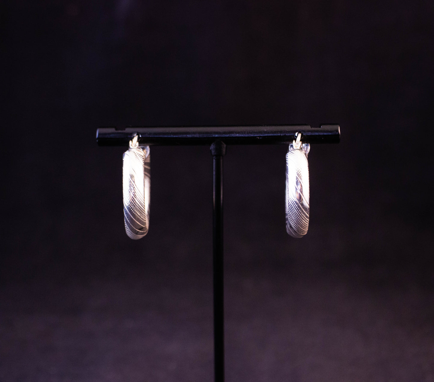 Silver Hoop Earrings