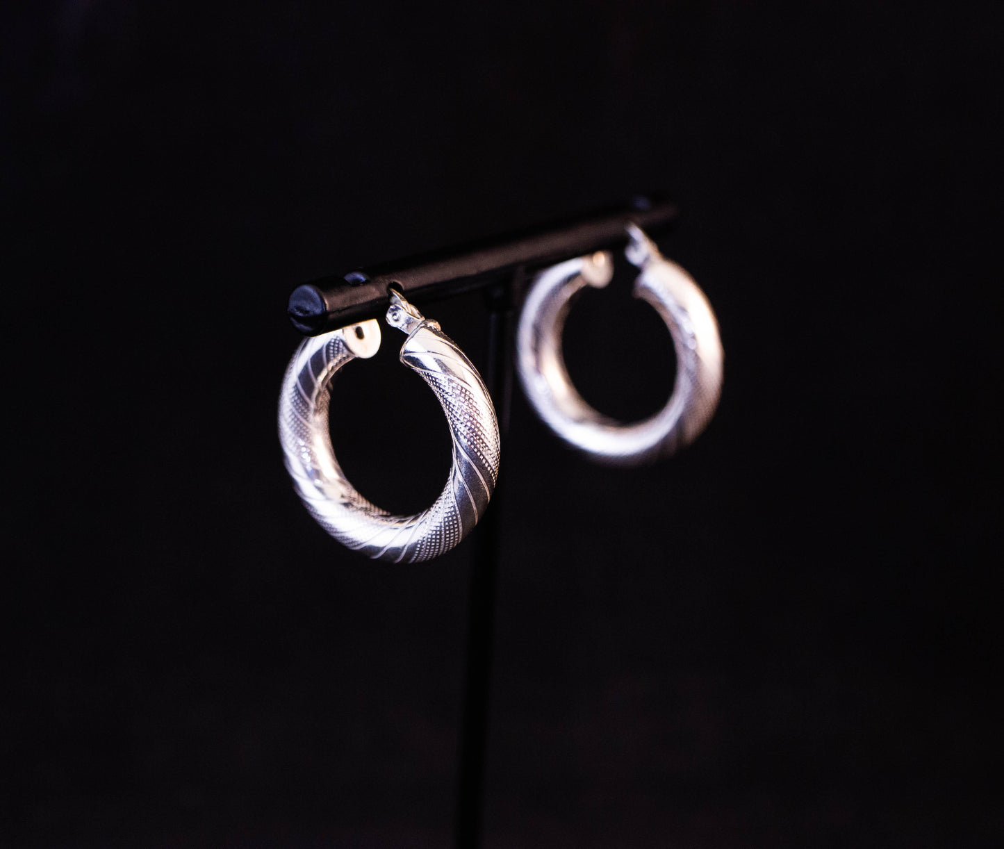 Silver Hoop Earrings
