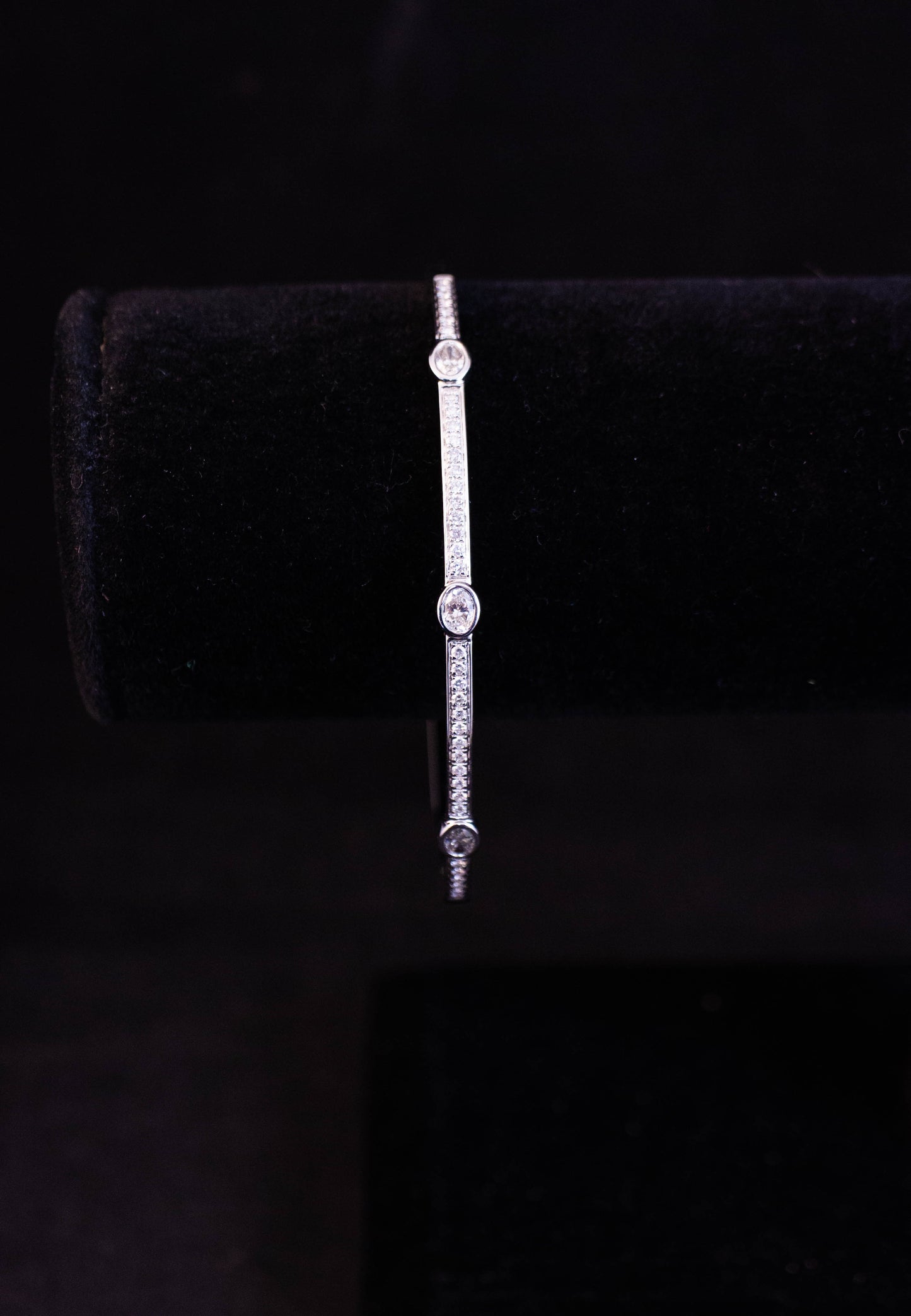 Gold and Diamond Bangle