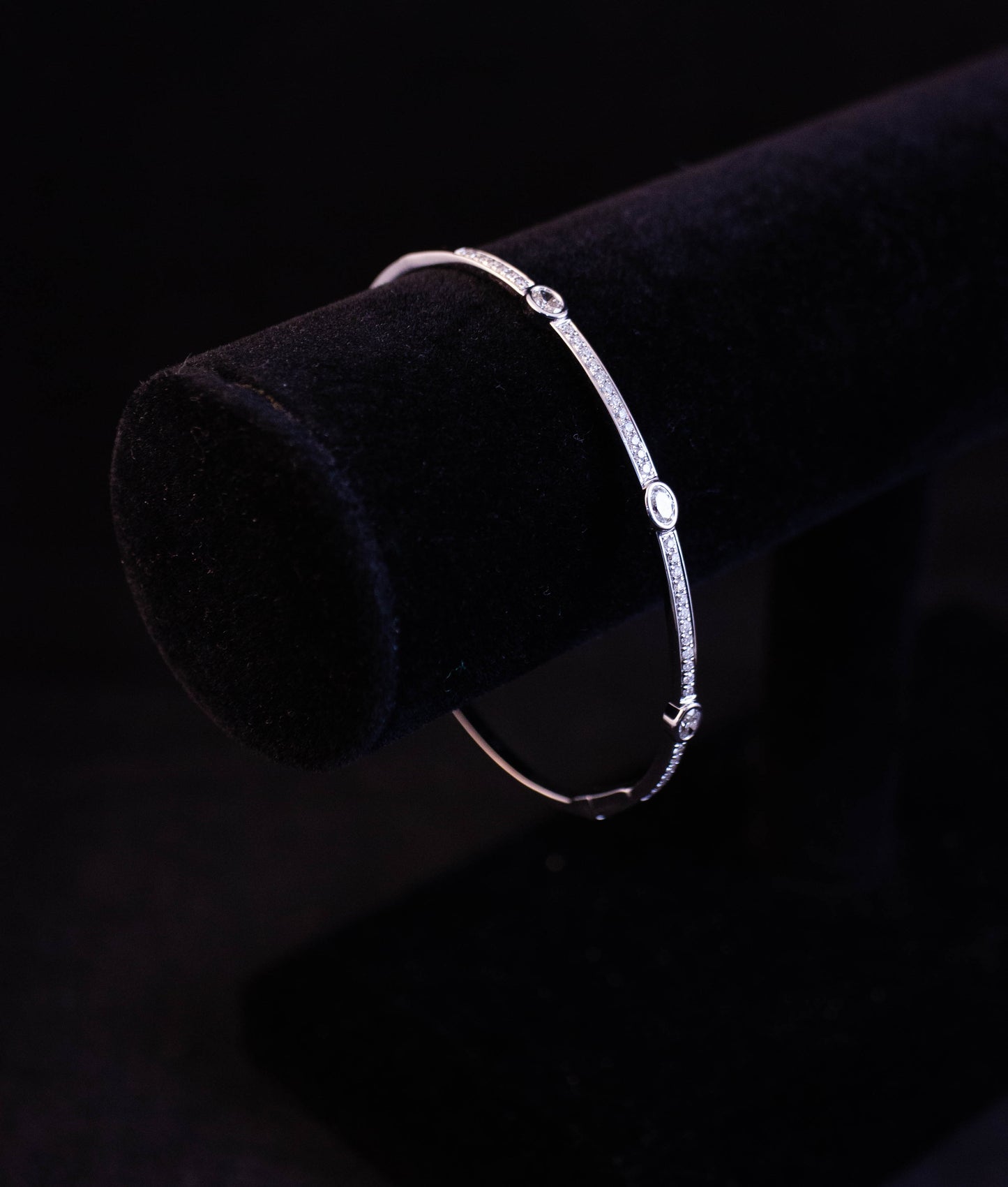 Gold and Diamond Bangle