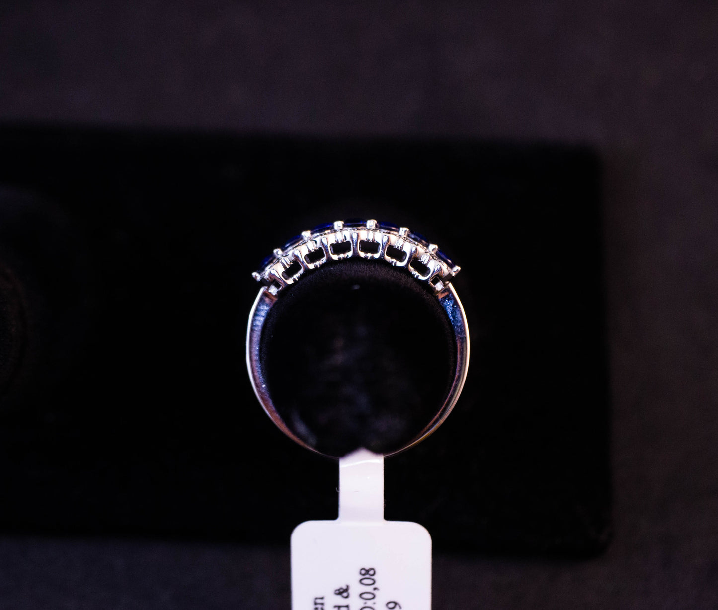 Sapphire Halo Ring