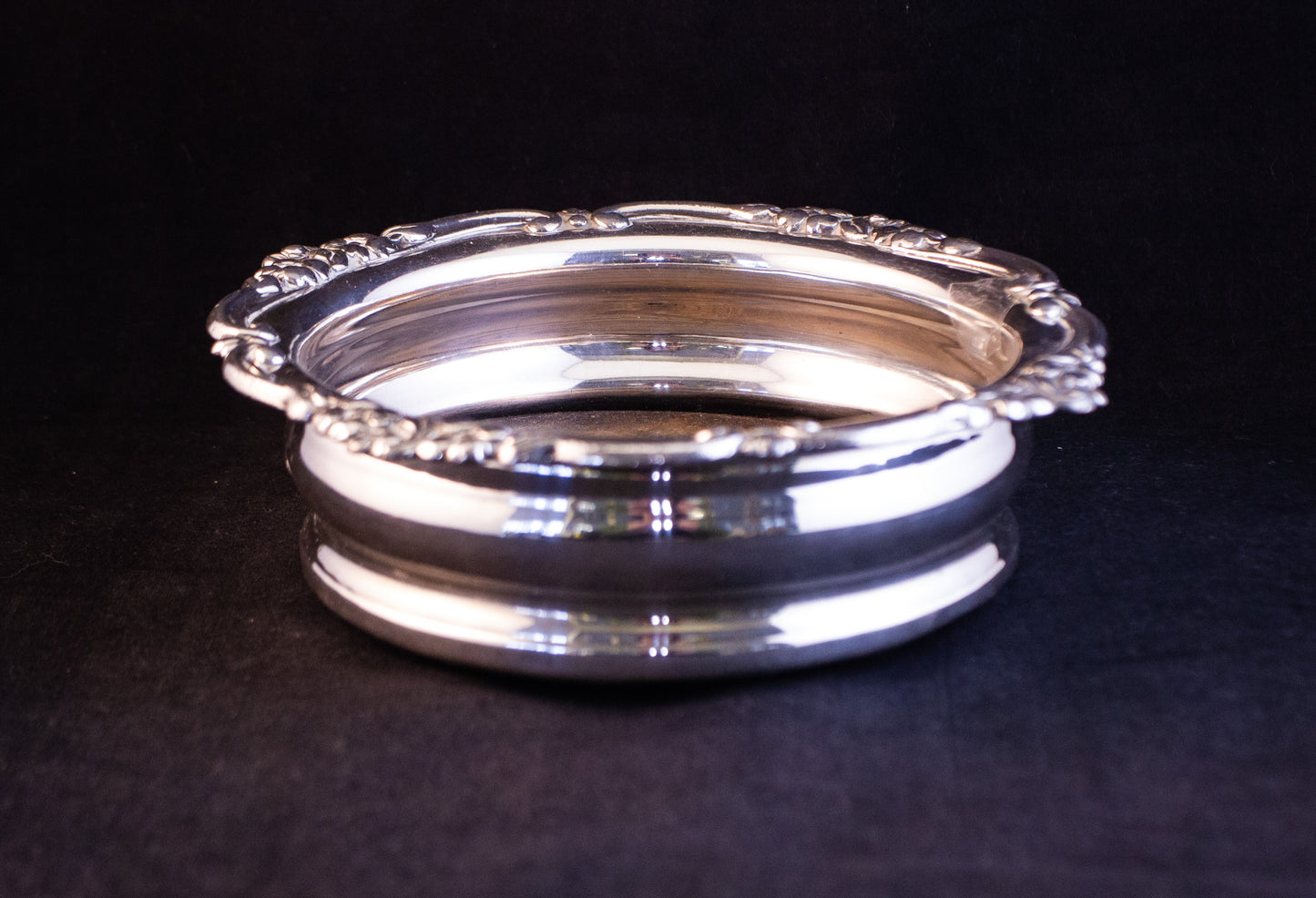 Silver Plated Bottle Coaster