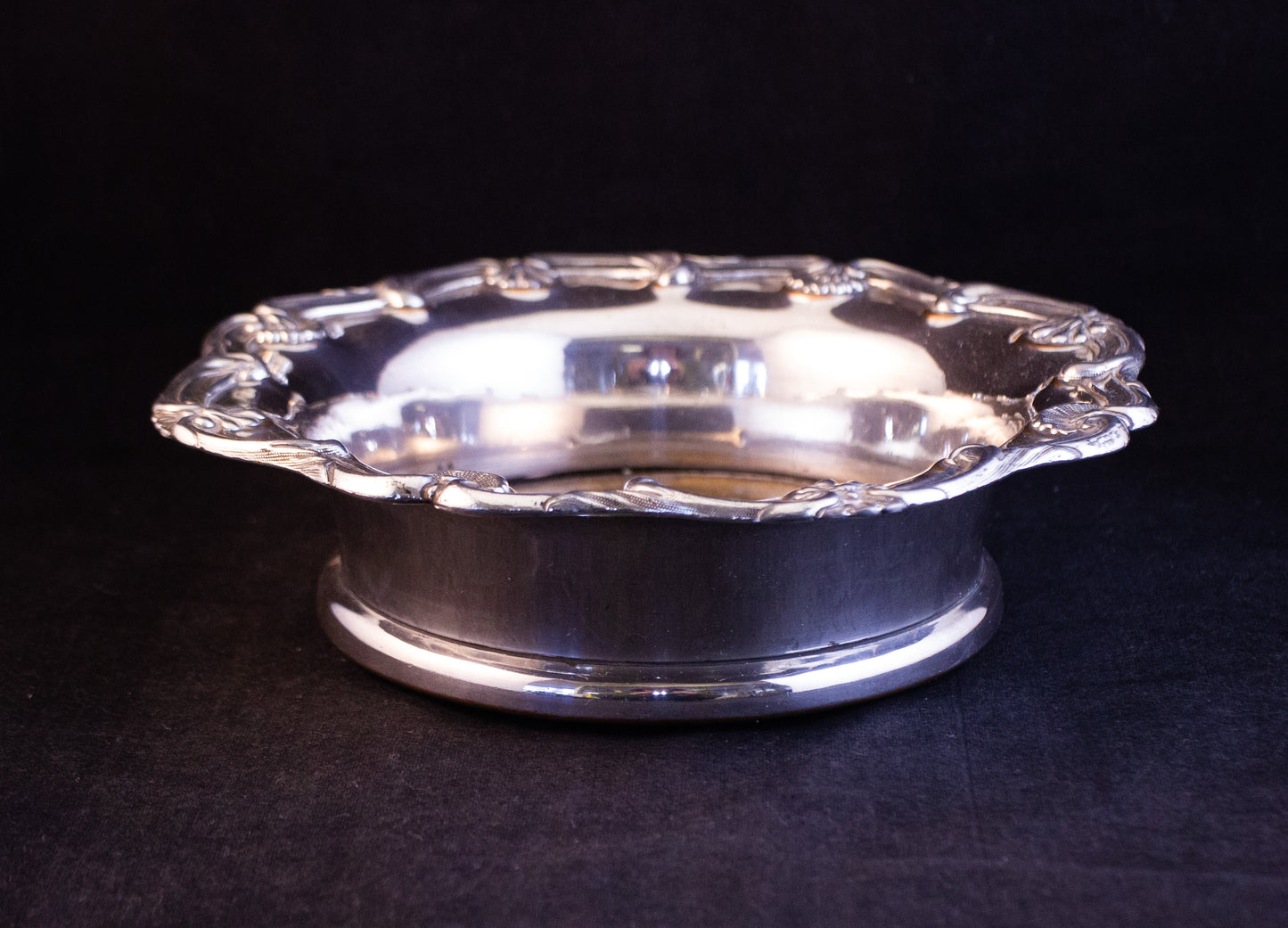 Silver Plated Bottle Coaster