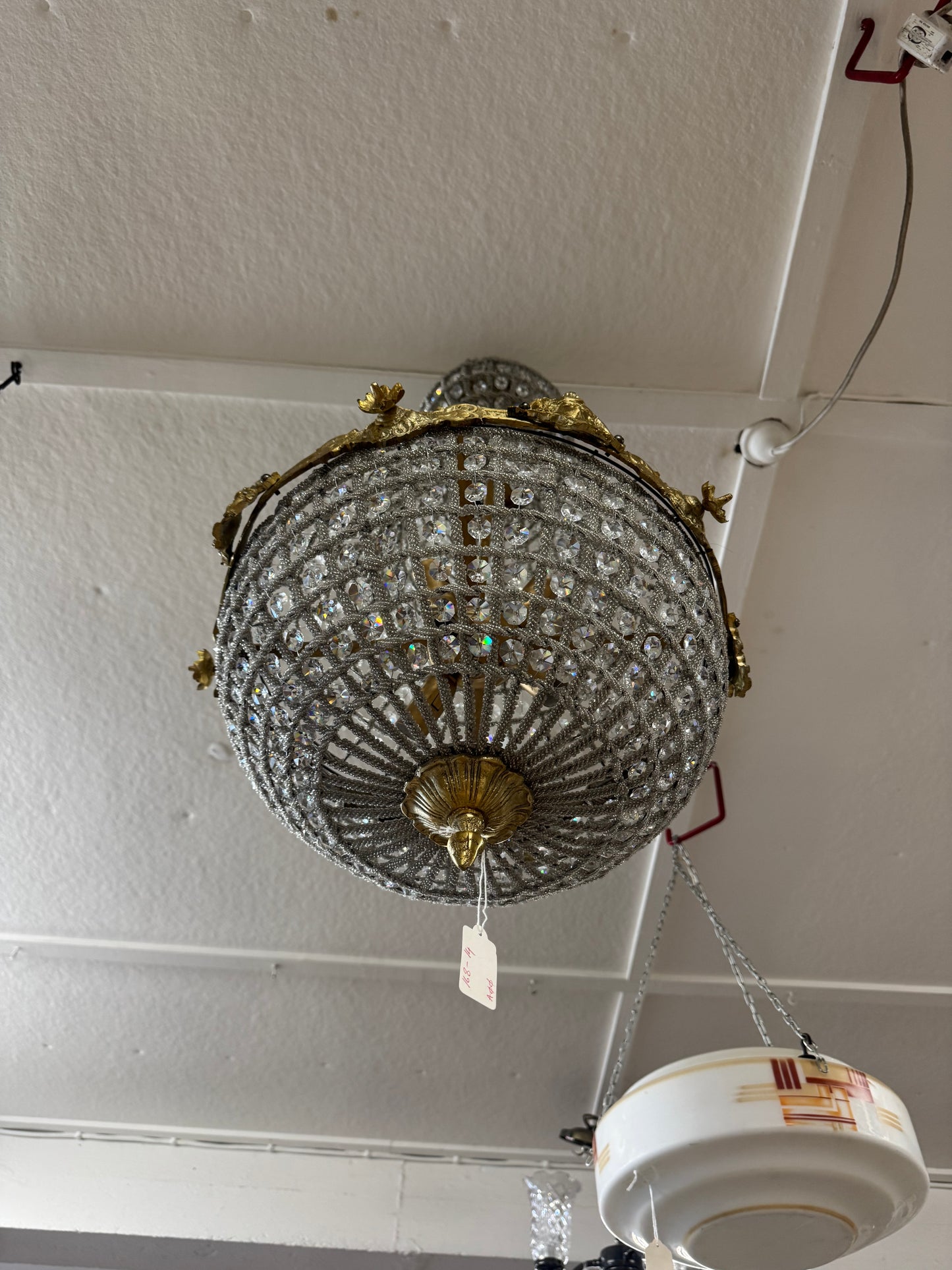 Ornate Medium French Basket Chandelier