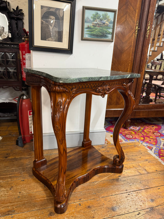 Early Victorian Rosewood Console Table