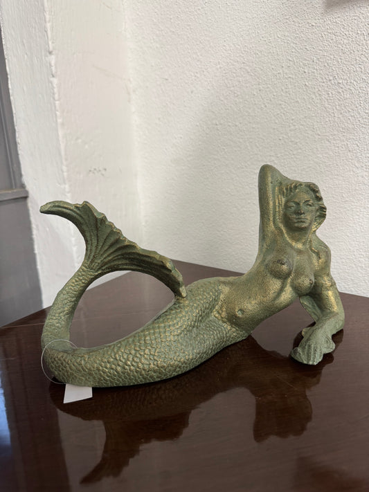 Cast Bronzed Mermaid