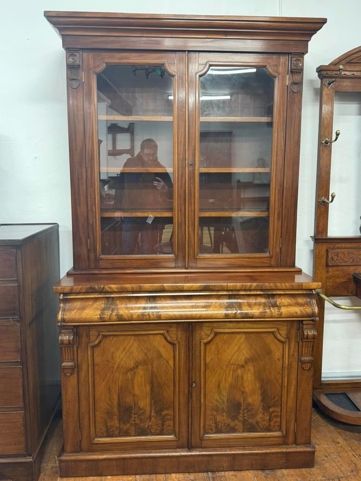 Edwardian Mahogany Bookcase