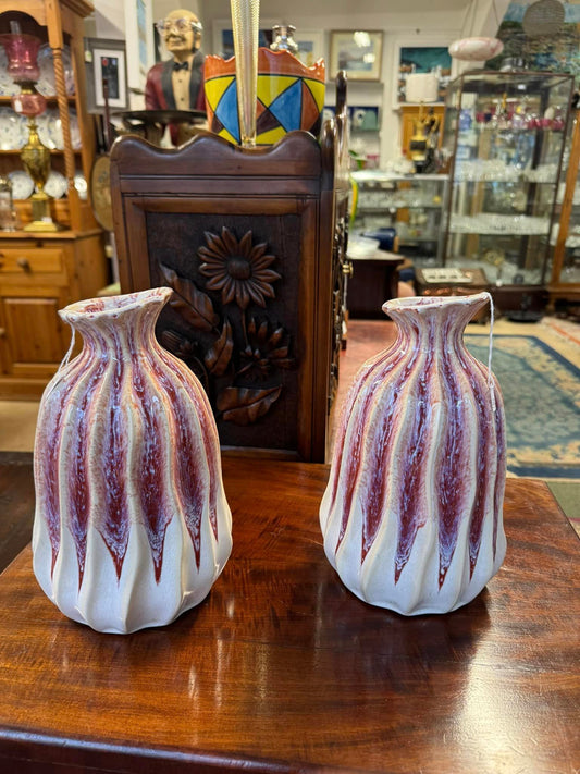 Pair of Moroccan Shaped Vases