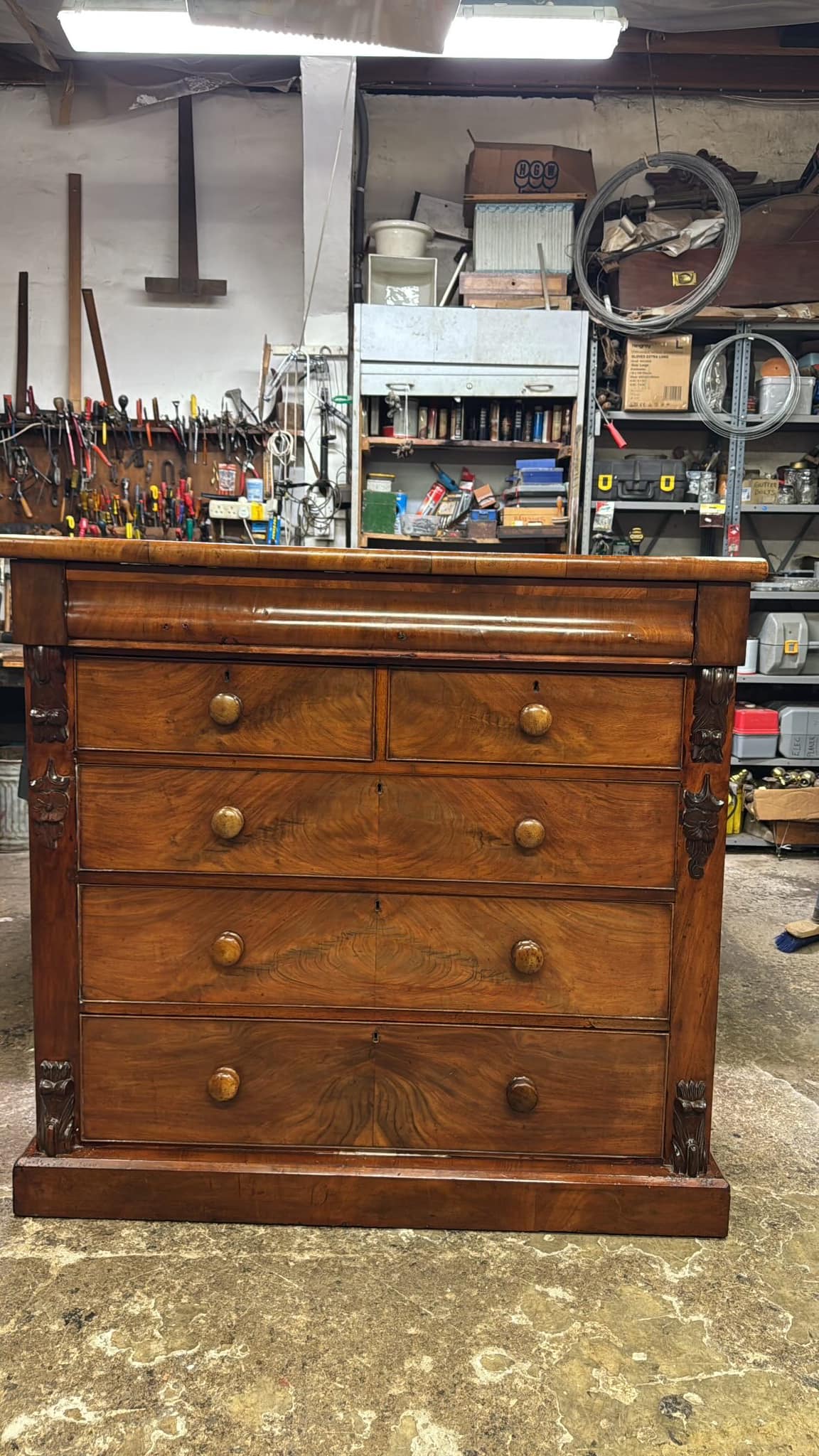 Victorian Mahogany Scotch Chest