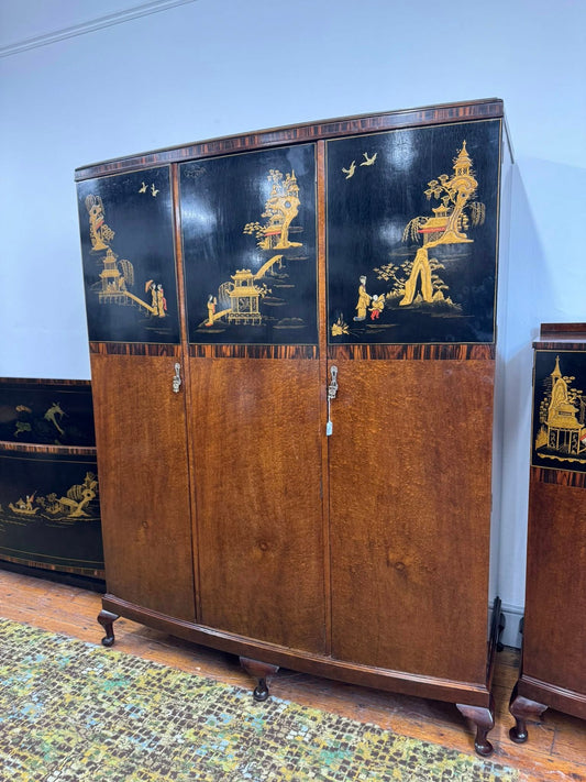Impressive Japanse Mahogany Bedroom Suite