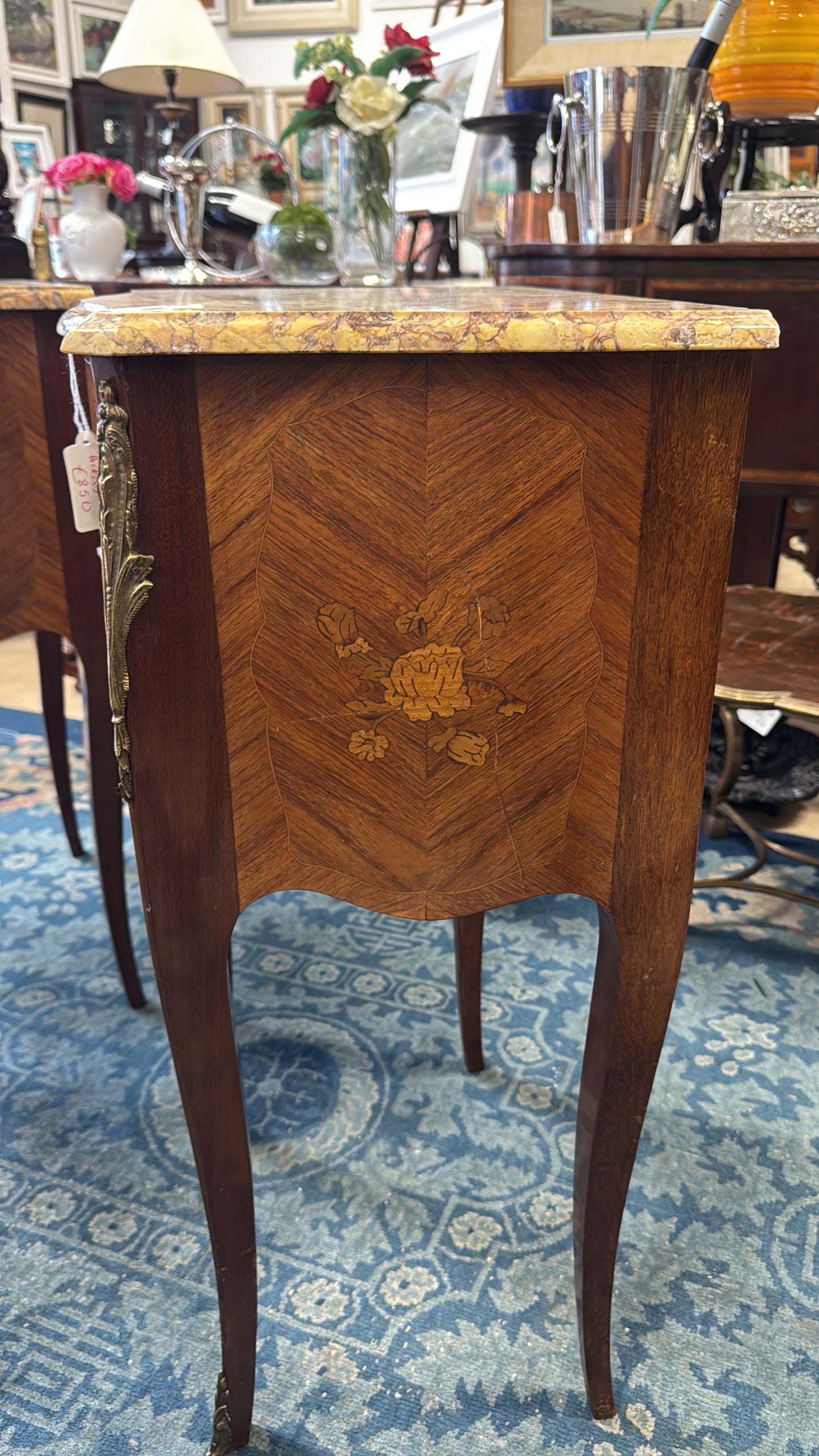 Pair of French Kingwood Lockers