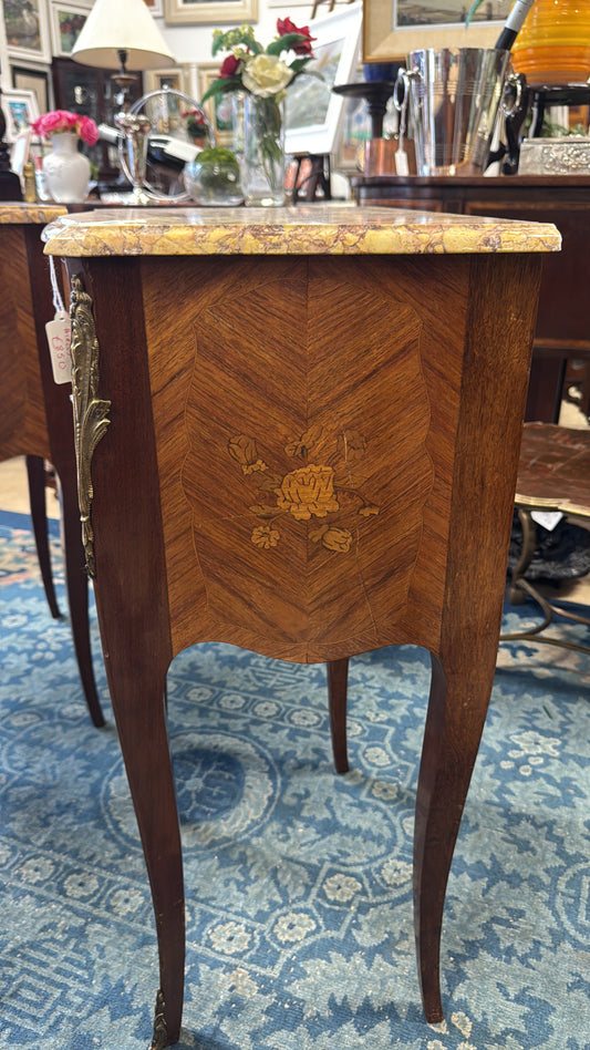 Pair of French Kingwood Lockers