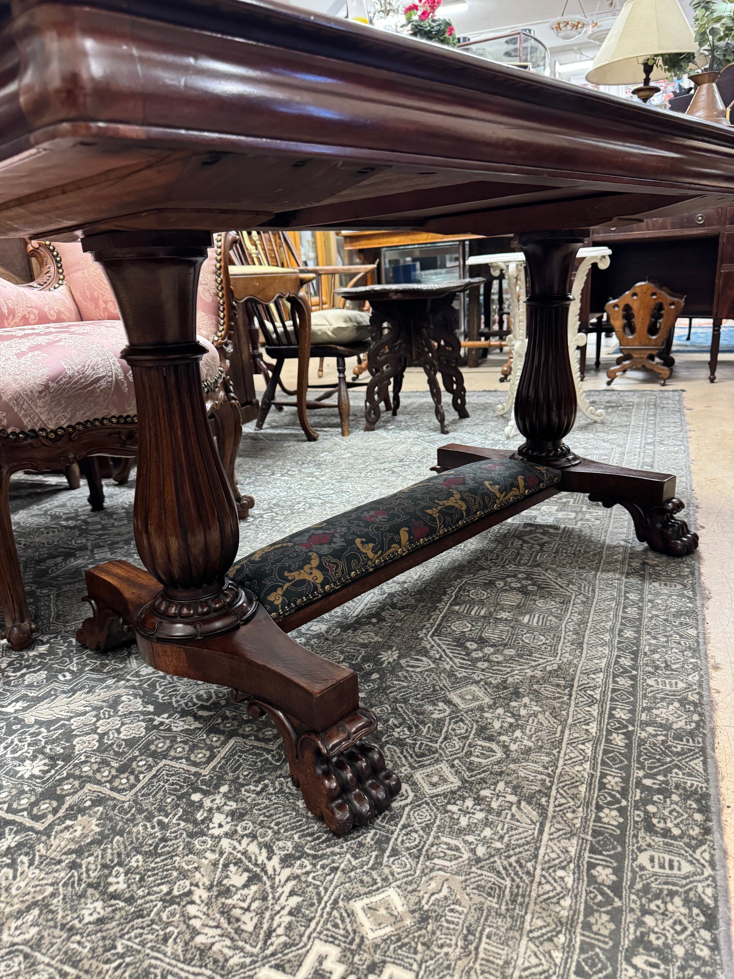 Early Victorian Library Table