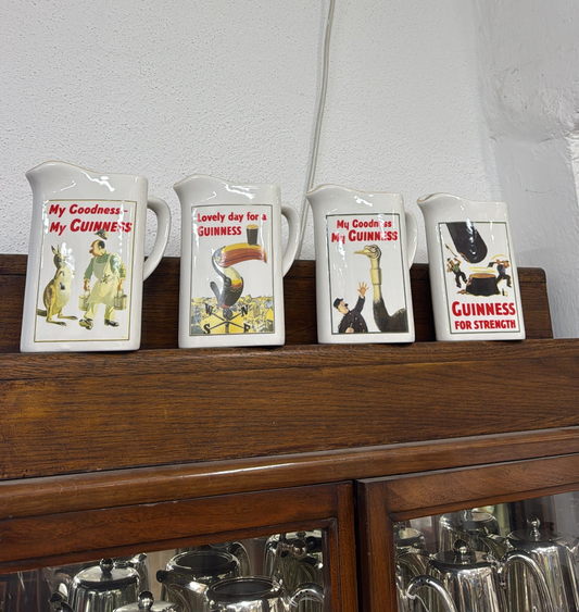 Set of 4 Guinness Jugs