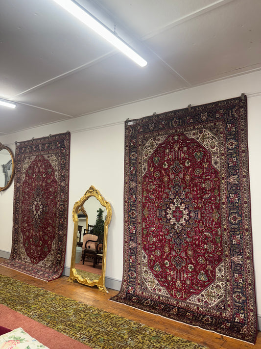Rare Pair of Persian Tabriz Rugs