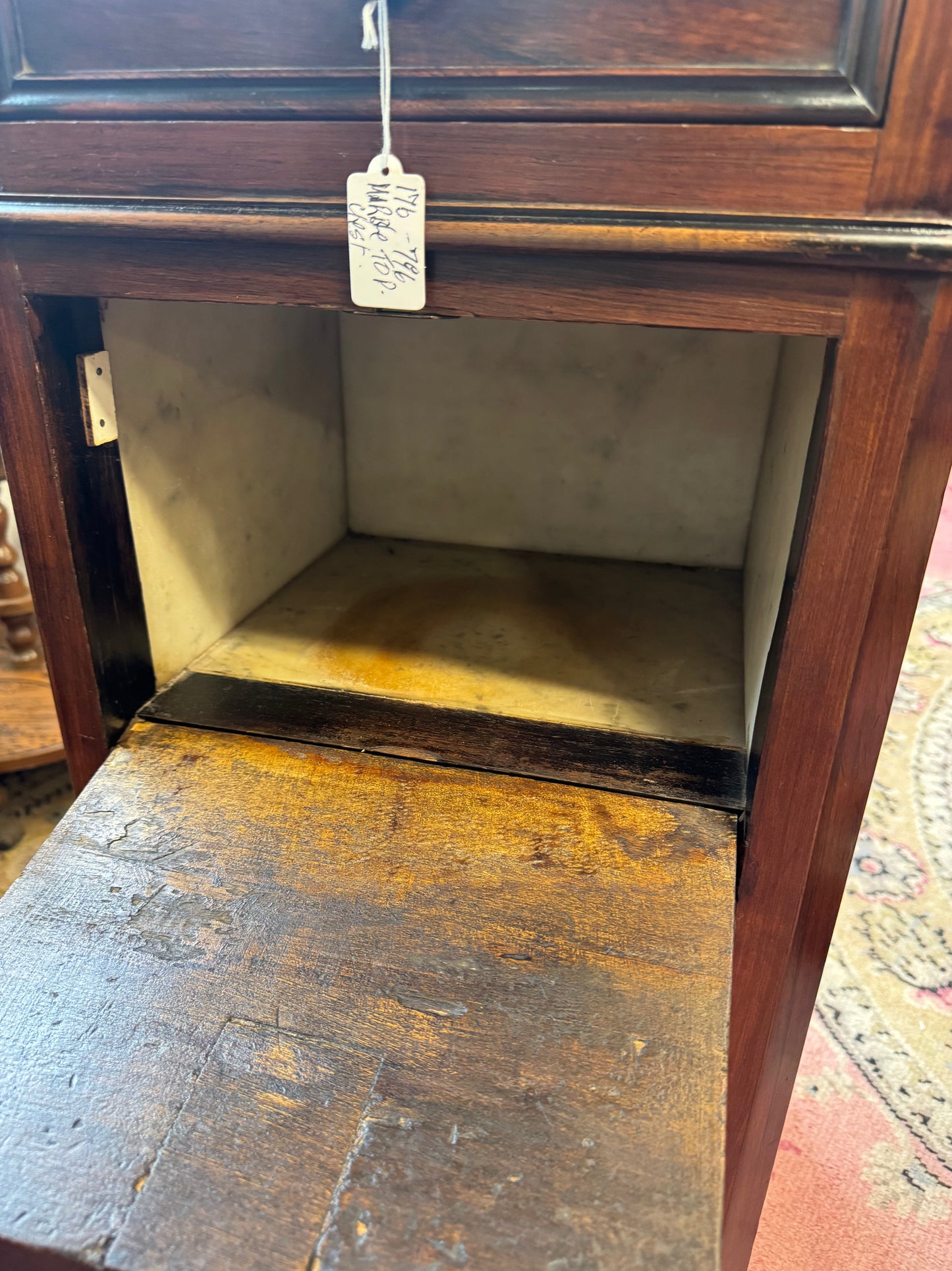 French Marble Top Chest