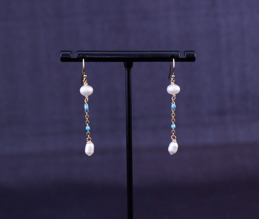 Pearl Dangle Earrings