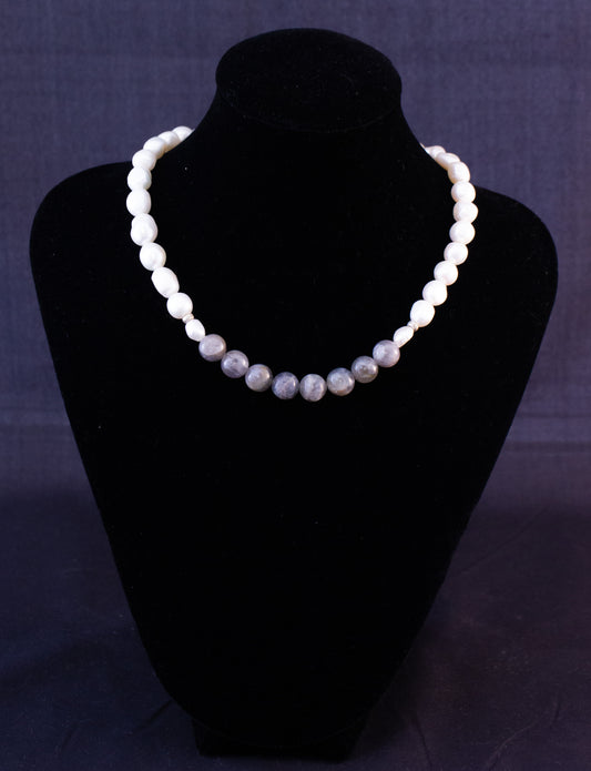 Pearl and Quartz Necklace