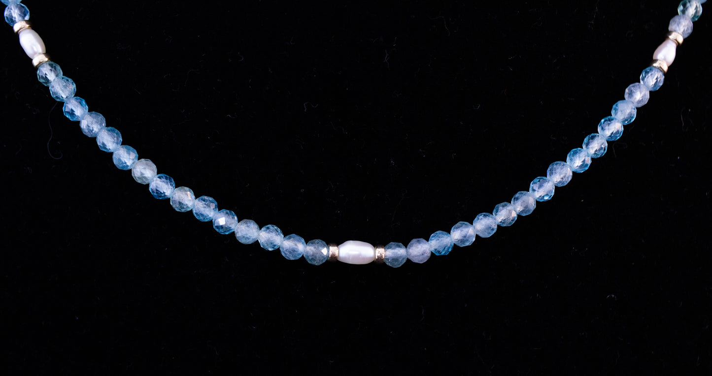 Light Blue Apatite Necklace