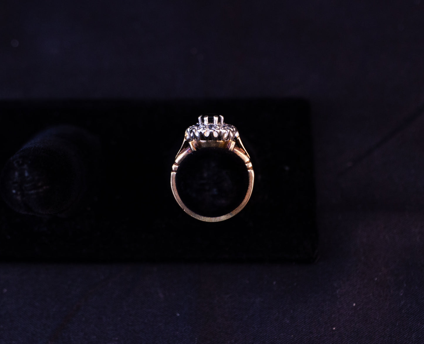 Sapphire Cluster Ring