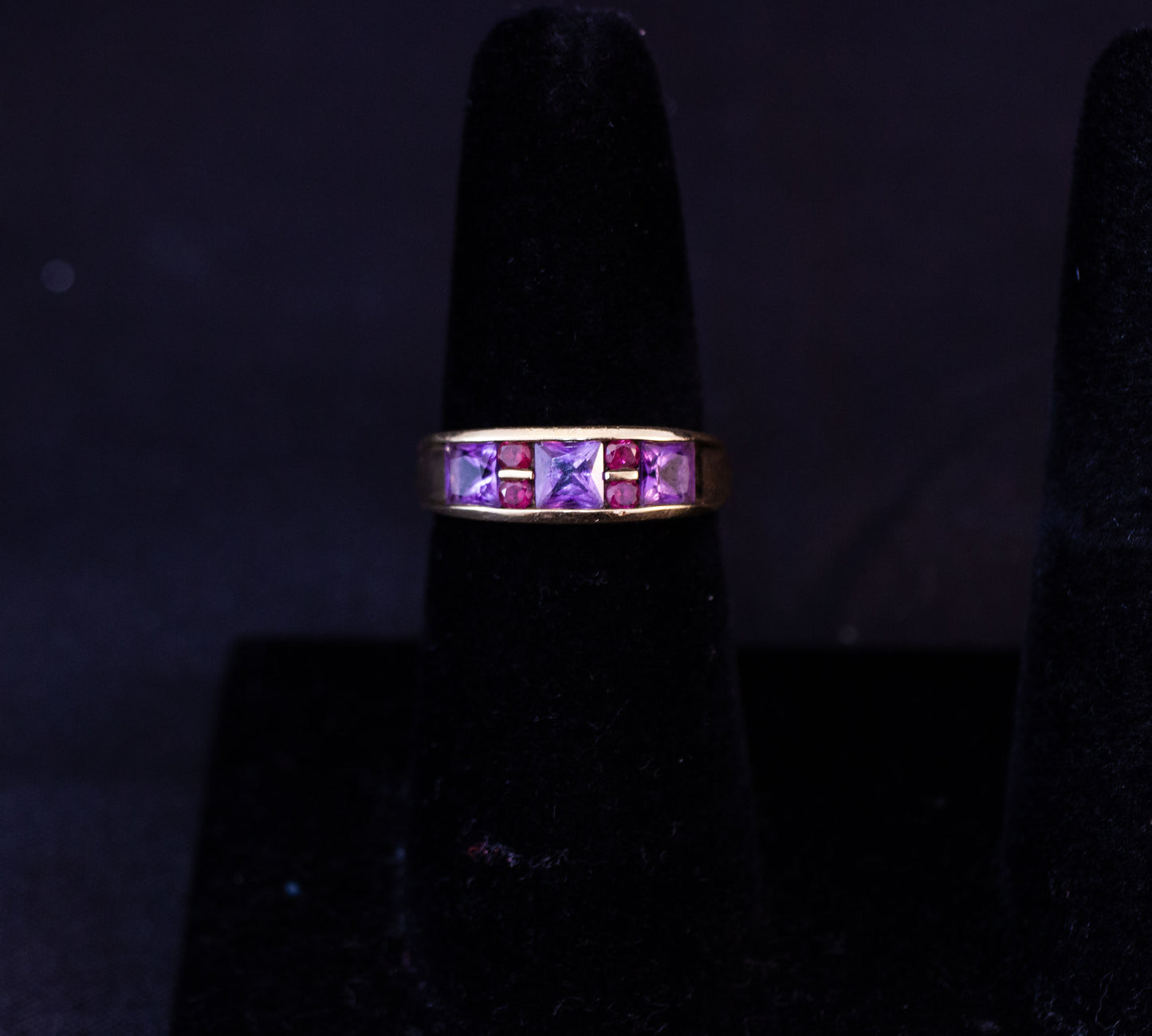 Amethyst Ruby Ring